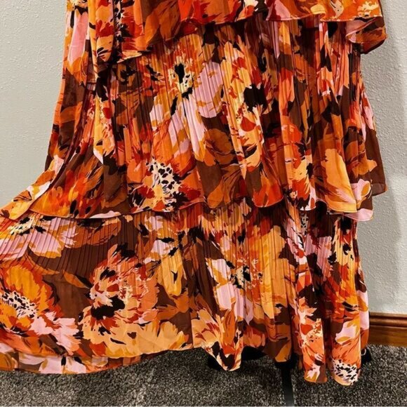 WHBM floral maxi dress with straps - Picture 6 of 15